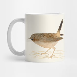 Watercolor house wren Mug